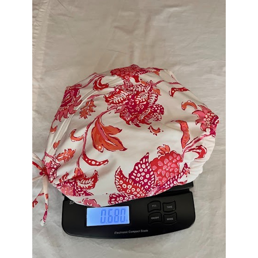Lands End Tankini Swimsuit Top 22W Pink Floral Hawaiian Built In Bra - Picture 8 of 8